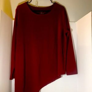 Torrid active top size 0 red long sleeves as symmetrical
Casual office